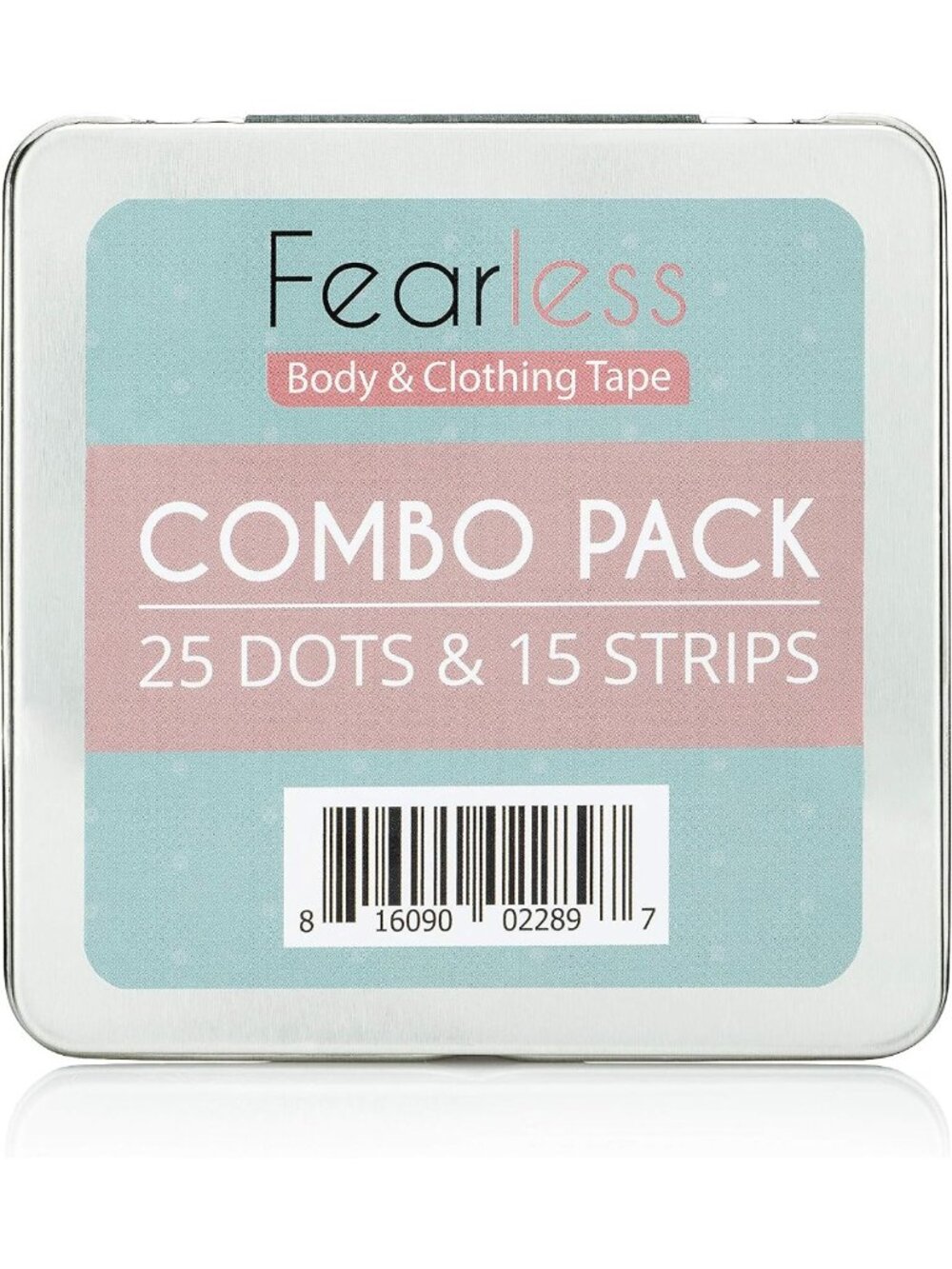 Fashion Tape Combo Pack - Strips & Dots, 40 Count, Invisible Adhesive for